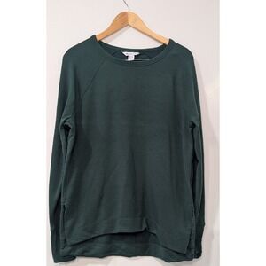 Athleta Hunter Green Coaster Luxe Recover Sweatshirt Women's M